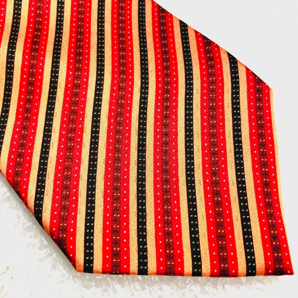 Stefano Ricci Pure Silk Striped Tie - Italy